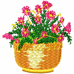 Flowers Embroidery Design 12